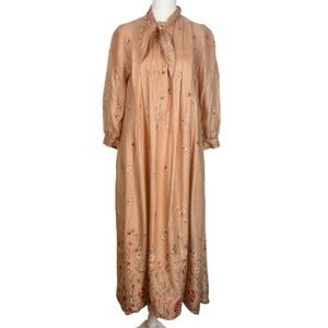 Roseanna floral necktie midi dress with pockets size 36/US Small